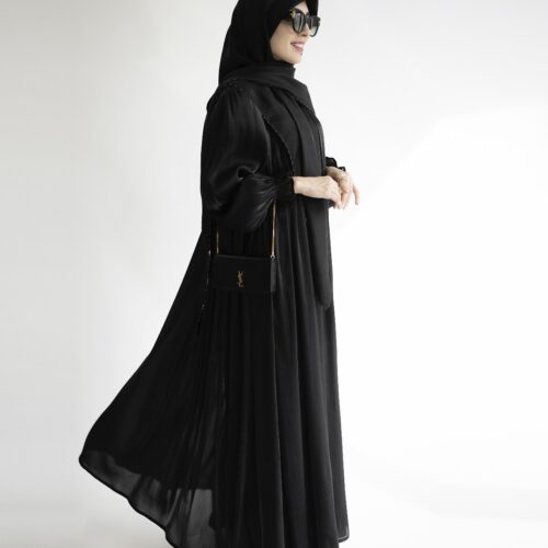 عبا حریر مشکی