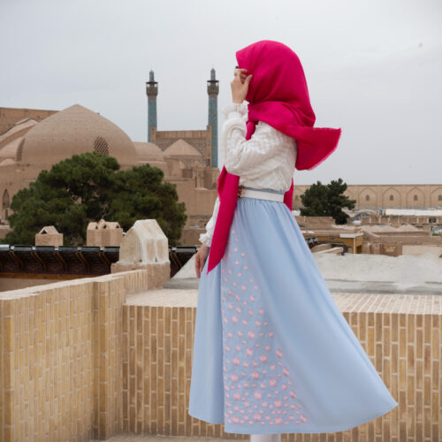 دامن گلدوزی