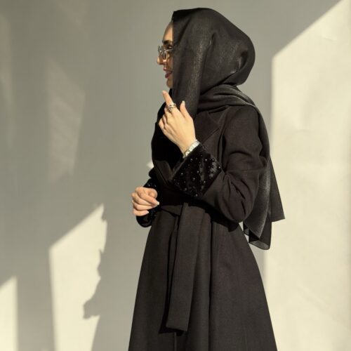 پالتو مروارید مشکی