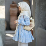 مانتو قیطون آبی